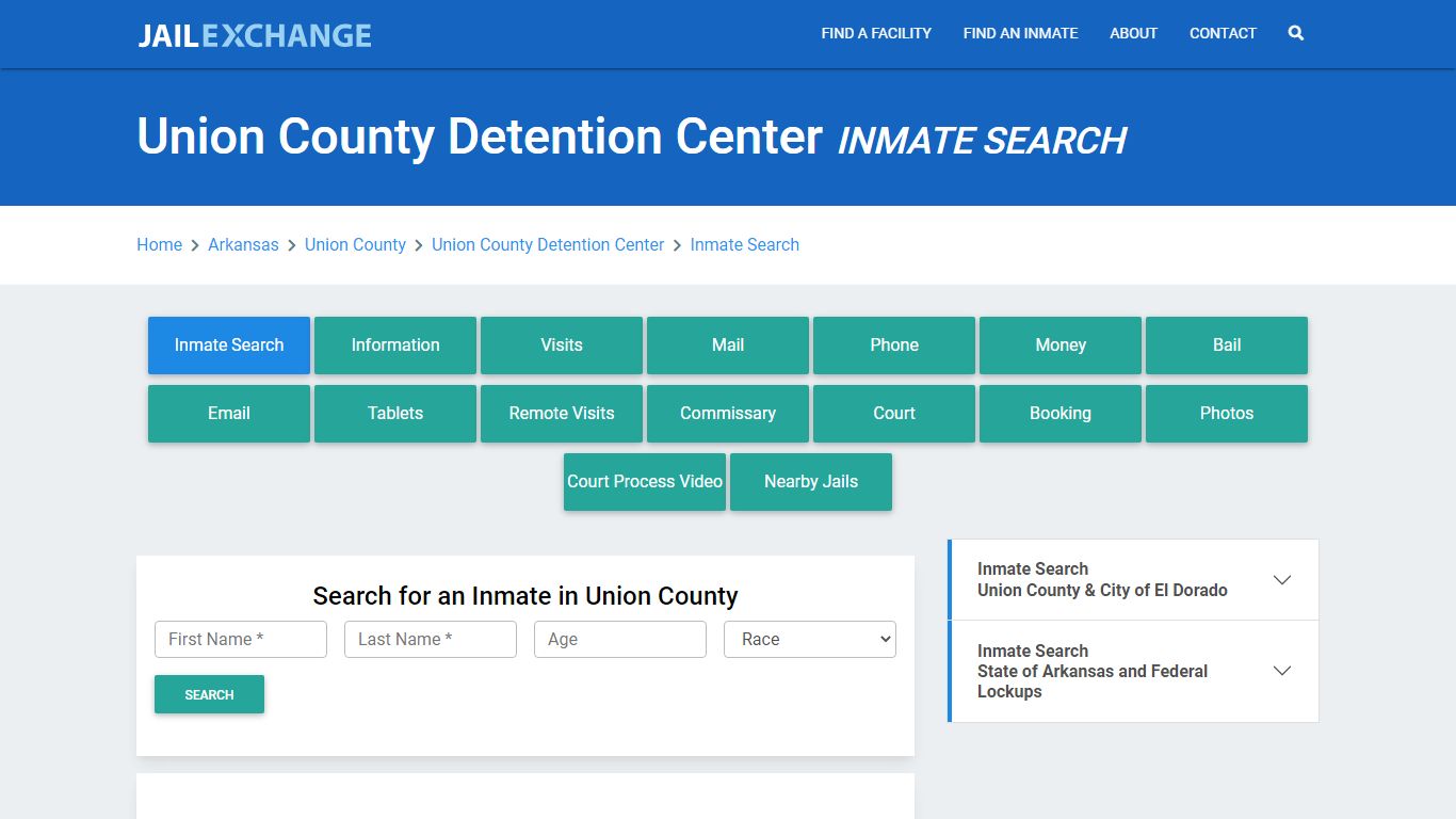 Union County Detention Center Inmate Search - Jail Exchange